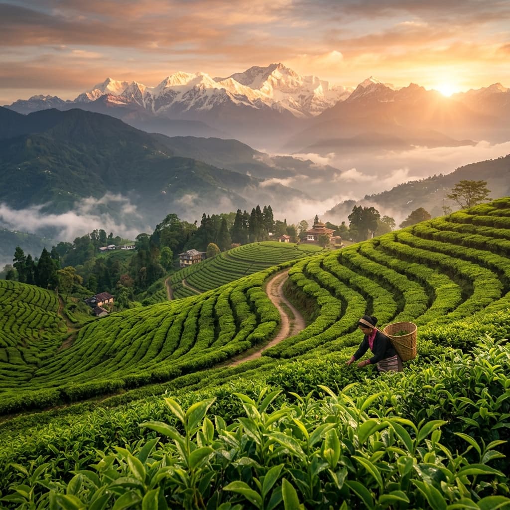 Sikkim Mountain Tea Gardens